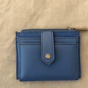 Small blue wallet